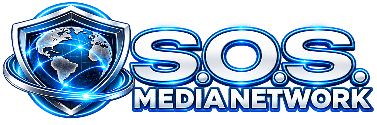SOS Media Network official logo with transparent background