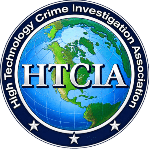HTCIA Bright Bue Logo